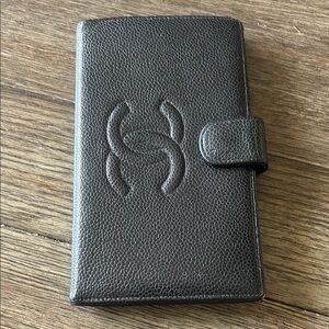 Vintage CHANEL Black Caviar Wallet cir.2001